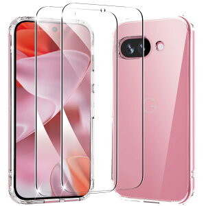 Google Pixel 9a �P�[�X �N���A �K���X�t�B�����t�� 2������ �ČRMIL�K�i �ϏՌ� �X�g���b�v�z�[���t�� ���ϖh�~ SGS�F�� �s�N�Z��9a �J�o�[