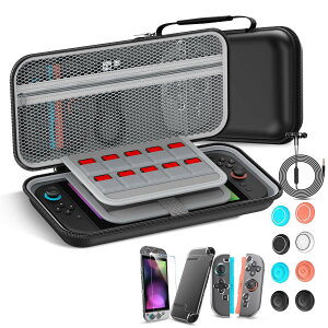 Switch 2 p P[X Sungale یJo[ [P[X{KXیtB{XeBbNLbv8{Switch2̎Jo[ TPU&PCގ{LCz 3.5mmWbN HIFI e [obO 20Q[