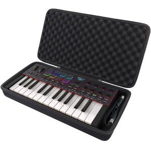 �i�P�[�X�̂݁jAkai Professional MPK Mini IV MIDI �L�[�{�[�h�R���g���[���[ MPKMINI4B��p���[�P�[�X�C�u���b�N�]co2CREA