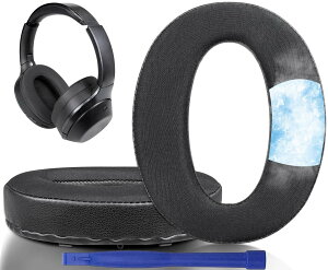 SOULWIT ��p�W�F�� �p�b�h �C���[�p�b�h Sony WH-1000XM2 (WH1000XM2) & MDR-1000X (MDR1000X) �p ���� �C���[�N�b�V���� �����x�t�H�[�� �C���[�J�b�v ���� ������ �⊴ �w�b�h�p�b�h �u���b�N