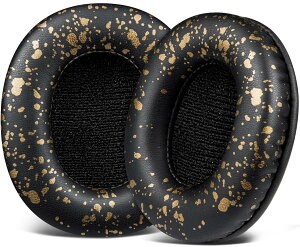 SOULWIT �C���[�p�b�h �C���[�N�b�V���� for SONY MDR-CD900ST / MDR-7506 / MDR-V6 / MDR-V7 �w�b�h�z�� �����p �p�b�h �J�o�[ �v���e�C�����U�[ �����x�t�H�[�� �u���b�N�S�[���h