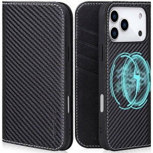 VISOUL iPhone 17 Pro Max �Ή� �P�[�X �蒠�^ �{�v �A�C�t�H��17 �v���}�b�N�X �蒠�^�P�[�X MagSafe�Ή� �X�}�z�P�[�X ���U�[ �J�[�h���[ �g�уJ�o�[ ���u���X�^���h�@�\�t�� �}�O�l�b�g�� �S�ʕی� 