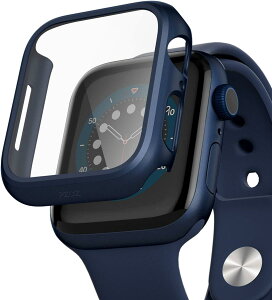 ELYBYYLE for Apple Watch �P�[�X Apple Watch Series 6/SE3/SE2/SE/5/4 44mm�Ή� ��̌^ applewatch �p�J�o�[ �A�b�v���E�H�b�` �P�[�X ���h�~ �ϏՌ� ���y�� PC�f�� �S�ʕی� �u���[