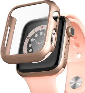 ELYBYYLE for Apple Watch �P�[�X Apple Watch Series 6/SE3/SE2/SE/5/4 40mm�Ή� ��̌^ applewatch �p�J�o�[ �A�b�v���E�H�b�` �P�[�X ���h�~ �ϏՌ� ���y�� PC�f�� �S�ʕی� ���[�Y�S�[���h