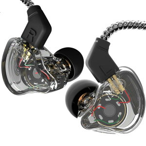 YINYOO CCZ Melody �C���C���[�C���z�� �w�b�h�z�� �L���C���z�� �}�C�N�Ȃ� �C���[���j�^�[ IEM HiFi Bass 1DD 1BA �C���[�t�B�� 4N OFC�P�[�u�� �~���[�W�V����/�̎�/�X�e�[�W�p �}�C�N�Ȃ� �N���A�u��