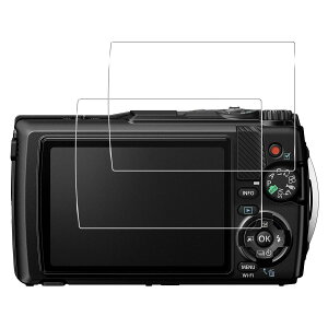 �Ή� OM SYSTEM OLYMPUS Tough TG-7 / TG-6 / TG-5 �K���X�t�B�����y2���Z�b�g-���{���Ɏq�� �z �Ή� OM SYSTEM OLYMPUS Tough TG-7 / TG-6 / TG-5 �t�B���� 2�� �ی�t�B���� �����K���X �L�Y�h�~ �ϏՌ� ��U�h�~ �S��