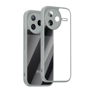 [SinRenn] Xiaomi POCO F7 Pro �P�[�X �N���A 360°�S�ʕی� ���^ �����Y�ی� �ϋv�� ����PC�w��+�\���b�h�J���[ TPU�t���[�� �ϏՌ� �g�уJ�o�[ ���ώC�菝�h�~ �X�}�z�ی�P�[�X �ČRMIL�K�i �����h�~ X