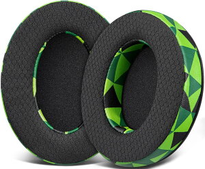 SOULWIT �C���[�p�b�h �C���[�N�b�V���� for HyperX Cloud 2/3/3S/1/Flight/Stinger/Stinger2/Core/Pro, CloudX Stinger/Flight�V���[�Y�p �p�b�h �m�C�Y�A�C�\���[�V�����t�H�[�� ��v�ȃ��b�V���t�@�u���b�N- �W����