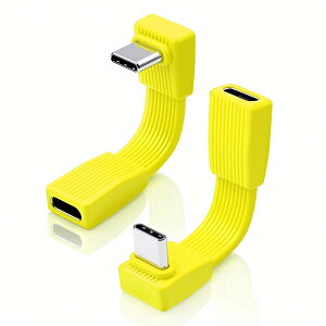 Duttek L���^USB C�����P�[�u���Z�� 1.97�C���`/5cm �����]��80Gbps USB-C�I�X���X�����P�[�u�� �A�T���_�[�{���g3�Ή� 240W PD�}���[�d�A8K@60HZ �r�f�I����уf�[�^�����ɑΉ� 2�p�b�N