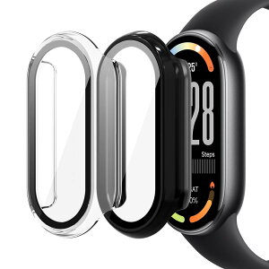 MoKo Xiaomi smart band10 �J�o�[ �y2���Z�b�g�z band 10NFC �V���I�~�o���h10 �ی�P�[�X �V���I�~�X�}�[�g�o���h �S�ʕی� PC�P�[�X �����K���X�t�B���� �L�Y�h�~ �ϏՌ� �������� ����X���[�Y �h�o 