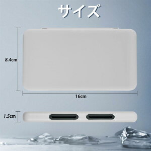 Switch 2 �Q�[���J�[�h�P�[�X 24���X�C�b�`�J�[�h��Micro SD48�����[�\ �}�O�l�b�g���J�� �n�[�h�V�F�� ���R���[ �ϏՌ� ���h�~ �z�R���h�~ �����^�ѕ֗��iWhite�j