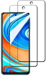 �y2���Z�b�g�z�ɓK�p���� Xiaomi Redmi Note 9s �K���X�t�B���� �w��F�ؑΉ� �����K���X�t�B���� �t�B���� ���{�f�ސ� �t���ی�t�B���� ��ʕی� �K���X�J�o�[ �ɔ�0.33mm �����ߗ� �ώw�� ������