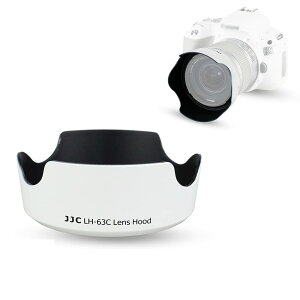 JJC Canon EW-63C �݊� �����Y�t�[�h Canon EOS R50V R8 R10 �L���m��EF-S 18-55mm f3.5-5.6 is STM/RF-S 14-30mm f4-6.3 is STM PZ/RF 24-50mm f4.5-6.3 is STM �p �����Y�t�[�h �t�� �����Y�ی� �G���h�~ �B�e���ʂ����� EW-63C 