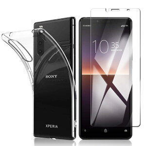 Xperia 10 II �t�B����+ Sony Xperia 10 II �P�[�X�y���{��-�d�x9H�z�G�N�X�y���A 10 II �ی�t�B���� �ώw�� ������ ���˒ጸ ��U�h�~���� SO-41A/SOV43 �p�� �P�[�X �ϏՌ����^�J�o�[ ����~�� ���E�ȒP