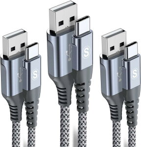 USB Type C �P�[�u���y0.5m+1m+2m/3�{�Z�b�g�zSweguard USB-C & USB-A 3.1A USB C �P�[�u���}���[�d �^�C�vc �[�d iPhone17/16/15 Pro MAX, iPad Pro,Samsung Galaxy S25/S24/S23/S22,Sony,Xiaomi,Huawei,Pixe,usb type c�@��ƌ݊���������(