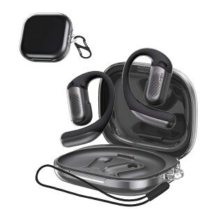 For Shokz OpenFit Pro �P�[�X �J�o�[�yHNWEIWEI�z ���� TPU�f�ށi�J���r�i�t��+�X�g���b�v�t�� �j �֗� �J���r�i�t ���s �y�ʏ��^ �����[�d�\ Shokz OpenFit Pro �p �P�[�X �J�o�[�i�N���A�j