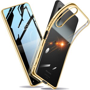 SONY Xperia 5iii �P�[�X �N���A �y�� �ϏՌ� TPU �o���p�[ �ČRMIL�K�i�擾 SO-53B SOG05 �J�o�[ �ɔ� ���ςȂ� �X�g���b�v�z�[���t �i�S�[���h�j