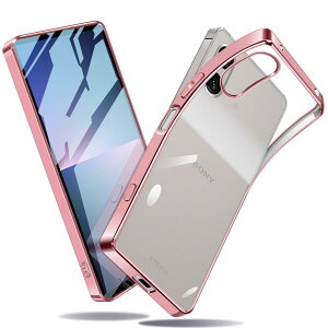 SONY Xperia 5 V �P�[�X �N���A �y�� �ϏՌ� TPU �o���p�[ �ČRMIL�K�i�擾 SOG12 SO-53D �J�o�[ �ɔ� ���ςȂ� �X�g���b�v�z�[���t �i���[�Y�S�[���h�j