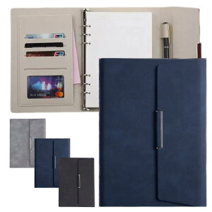 KALOLINNA �V�X�e���蒠 A5�T�C�Y �~�j6���蒠 PU���U�[ �v �f�� �O�܂� ���^ �����O �m�[�g �y���z���_�[ �t �r�W�l�X �m�[�g (�_�[�N�u���[)