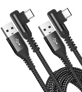 USB C �P�[�u�� L�� �y2M/2�{�Z�b�g�zSweguard �^�C�vc �}���[�d QuickCharge3.0�Ή� USB Type C �P�[�u�� iPhone 17 16 /iPhone 15 �[�d �A�C�z��16 15,iPad Pro�ASamsung Galaxy S25 S24 S23 S22 S10,Sony,Huawei,Pixel �� usb c�@���