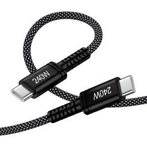 Viviber�y240W�zUSB C �P�[�u�� PD3.1 �^�C�vC �[�d�P�[�u�� 1.8M/PD240W ���}���[�d�Ή� iPhone17 �^�C�vC �[�d�P�[�u�� �p�\�R���p type c to c �����f�[�^�]�� ���񂵂₷�� �^�C�vc�R�[�h iPhone17/16/15/Gala