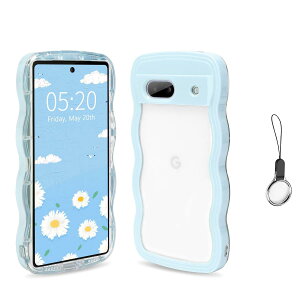 HILEGENER Google Pixel 6A ���킢�� �P�[�X �g��t���[�� ���˂��� �ϏՌ� �O�[�O�� �s�N�Z��6A 6.1�C���`�p����~�� �X�}�z�P�[�X�E�F�[�u �f�U�C�� ��Ƀt�B�b�g �X�}�z�J�o�[ �؍� ���� �����p 