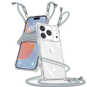 Muciyazi �P�[�X �p�� iPhone 17 Pro Max �N���A �V�����_�[ �J�o�[ ���|�� �΂߂��� ��|���P�[�X ���� ���^ �y�� TPU �g�уP�[�X �R�t�� �΂߂��� �D��X�g���b�v�t�� ���������\ ���O���\ ��