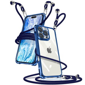 Muciyazi �P�[�X �p�� iPhone 16 Pro Max �V�����_�[ �N���A �A�C�t�H��16ProMax �J�o�[ ���|�� �΂߂��� ��|���P�[�X ���� ���^ �y�� TPU �g�уP�[�X �R�t�� �΂߂��� �D��X�g���b�v�t�� ���������\
