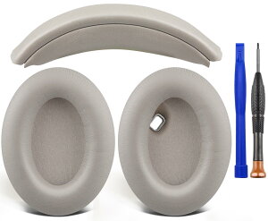 SOULWIT �C���[�p�b�h + �w�b�h�o���h �Z�b�g Sony WH-1000XM4 (WH1000XM4) Over-Ear �p �w�b�h�Z�b�g ���� �L�b�g �w�b�h�z�� �ւ� �p�b�h �򉻖h�~ �N�b�V���� DIY �w�b�h�X�g���b�v�p�b�h �C�� ���i (�V��