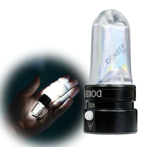 DOKEEP GD3 �~�j LED���C�g KZ1 �����d���A�_�v�^�[ IPX7�h�� ���y�� USB�[�d�� EDC ���P�x �~�j �����d�� 12���[�h 300���[���� �|�P�b�g���C�g �h�� �����^ �~�j������ �_��3~60���� (GD3�z���C�g+KZ1�z