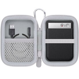Plaud Note/Plaud Note Pro/Notta Memo AI ボイスレコーダー 文字起こし Blueto oth Voicerecorder専用収納ケース，オフホワイト-Khanka（ケースのみ）