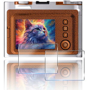 �Ή� FUJIFILM instax mini Evo �K���X�t�B���� 2���Z�b�g ��̌^�����Y instax mini Evo �ی�t�B���� �p FUJIFILM miniEvo �S�ʕی� �J�����t�B���� �ϏՌ� �h���� �����ߗ� �I�o�I�[�o�[�h�~ �������� �w��