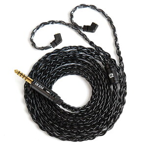 �yKBEAR ST12 MAX�zYinyoo QDC 4.4mm���P�[�u�� �C���z���P�[�u��4N��?�x���_�f�����b�L�� Litz 22 AWG�W���Ő��Y 4.4mm�C���z���A�b�v�O���[�h �C�����j ZSTX/castor/ZSN Pro/ZSN PROX/ZS10 PRO/storm/TK01 ���ɑΉ��i�u