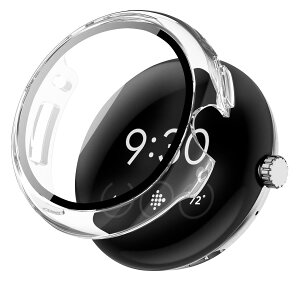 TEMEDO �Ή� �s�N�Z���E�H�b�`3 �P�[�X Google Pixel Watch 3 �O�[�O���E�H�b�` �ی�P�[�X �s�N�Z���E�H�b�`3 �J�o�[ pixel�E�H�b�` �J�o�[ �����^ �����ȒP �ϏՌ� �����ߗ� �w��h�~ ���h(45mm,�N���A