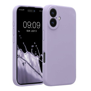 kwmobile �X�}�z�P�[�X Apple iPhone 16�Ή� �P�[�X - TPU �V���R�� �J�o�[ �ϏՌ� ���h�~ - ���x���_�[