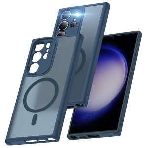 Aunote Galaxy S23 Ultra �P�[�X Magsafe�Ή� �J�����ی� �ČRMIL�K�i �ϏՌ� �}�b�g ���^ �X�g���b�v�z�[���t�� ���C�� ���X�[�d�Ή� �X�}�z�P�[�X Galaxys23ultra �P�[�X �J�o�[ �u���[