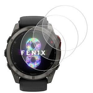 �y3���Z�b�g�zFor fenix 8 Pro MicroLED 51mm �K���X�t�B���� �ی�t�B���� �yMoahsiuny�z���{���Ɏq�� ���d�x9H �C�A�h�~ �h�w�� �ϏՌ� ��U�h�~ �\��t���ȒP ��ʑN�₩ �����z��