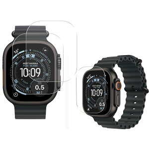 �Ή� Apple Watch 49mm Ultra 3 20 25 �K���X�t�B���� �y3���Z�b�g�z Apple Watch 49mm Ultra 2 20 23 / Ultra 20 22 �t�B���� ���Y���Ɏq�f�ސ� �t���ی� �t�B���� �������� �����ߗ� �w��h�~ �C�A�[�� SNK3BMAW49