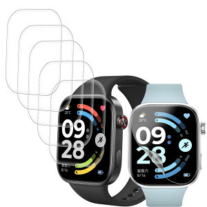 �y5���Z�b�g�z�p Redmi Watch 6 �ی�t�B���� �P�[�X TPU�� �p �V���I�~ �X�}�[�g�E �H�b�` Redmi Watch 6 �t���ی�t�B���� �J�o�[ �S�ʕی� 24 ���Ԏ����C���Z�p �L�Y�h�~ �p RedmiWatch6 �t�B���� ����