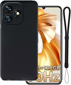 For OUKITEL C50 �P�[�X �J�o�[ �yHNWEIWEI�z �ϏՌ� TPU�f�� �_�炩����G�� �X�N���[�� & �J�����ی� �y�� ���^ �ϏՌ� �����h�~ �w��h�~ ���ϖh�~ OUKITEL C50 �J�o�[ (�u���b�N)