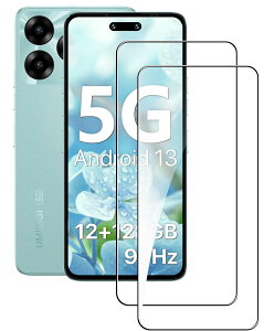 (2������)For UMIDIGI G6 5G �ی�t�B���� �����K���X �yHNWEIWEI�z����0.3mm 2.5D �d�x9H �S�ʕی� �ώw�� ������ �����ߗ� ���{���Ɏq�f�ލ̗p ��U�h�~���� UMIDIGI G6 5G �ی�t�B����