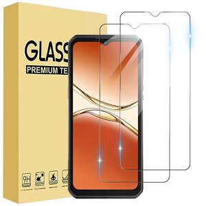 (2������)For Oukitel WP62/WP62 Pro �ی�t�B���� �yHNWEIWEI�z ����0.3mm 2.5D �d�x9H �S�ʕی� �ώw�� ������ �����ߗ� ���{���Ɏq�f�ލ̗p ��U�h�~���� Oukitel WP62/WP62 Pro �����K���X�ی�t�B����