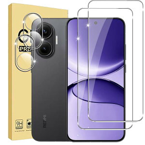 �y4������zFor Redmi A5 4G / Poco C71 �p �����Y�ی�t�B���� (2��) �����K���X�t�B����(2��)�yHNWEIWEI�z ����0.3mm 2.5D �d�x9H �S�ʕی� �ώw�� ������ �����ߗ� ���{���Ɏq�f�ލ̗p ��U�h�~���� Redmi A
