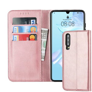 �Ή� Huawei p30 �P�[�X �蒠�^ �X�}�z�P�[�X �t�@�[�E�F�C p30 �P�[�X �n�[�E�F�C p30 �J�o�[ �蒠�^ �J�[�h�X���b�g�A�L�b�N�X�^���h ���U�[(���[�Y�S�[���h)