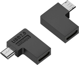 YFFSFDC USB-C to Micro-USB �ϊ��A�_�v�^�[�y2�Z�b�g�zL�� USB C���X to Micro USB�I�X PD 10W (5V2A)�}���[�d 480Mbps�f�[�^�]��Xperia�AGalaxy S7 Edge�ANexus ���C�� ���X�}�E�X�AMP3�A�f�W�^���J������Micro USB�f�o