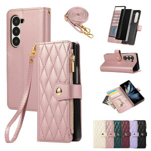Yuotky for Galaxy Z Fold7 �P�[�X �蒠�^ �M�����N�V�[Z Fold7 �P�[�X �V�����_�[ SC-56F / SCG34 �X�}�z�P�[�X �Ђ��`�� �M�����N�V�[ Z �t�H�[���h7 �J�o�[ �l�C ���� ����炭���[ z fold 7 �X�}�z�J�o�[ 