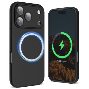 SURPHY iPhone 17 Pro �p�P�[�X �V���R�� MagSafe�Ή��C6.3�C���`�Ή�(20 25) �X�}�z�P�[�X iPhone 17 Pro(�J�����̑S�ʕی�) �}�O�l�b�g���� �A�C�t�H��17 �v���p�\�t�g�J�o�[�i�u���b�N�j