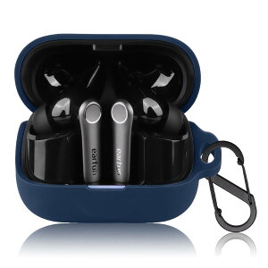 PRODELI For EarFun Air Pro 4+/EarFun Air Pro 4 Plus ��p �P�[�X �V���R���J�o�[ �L�Y�h�~ �V���R���f�� �ϏՌ� �_�炩�� �J���r�i�t�� �����[�d�\ �y�� �����h�~ �h�o earfun air pro 4+ �p �ی�J�o�[ (�u��