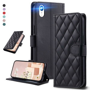 UnivoColors �K�p iPhone XR �L���e�B���O���U�[�� �蒠�^�P�[�X �G���K���g ����PU �}�O�l�b�g�J�� �J�[�h���[�@�\ �X�^���h�@�\ �t���S�ʕی� �����Y�ی� �X�g���b�v�t��(�u���b�N)
