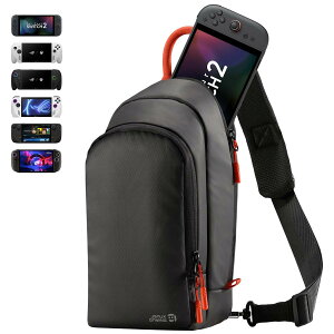 JSAUX Switch 2 �Ή� �{�f�B�o�b�O �X�����O�o�b�O �΂߂��� ���[�P�[�X ��e�� 3�w���[ �W���C�X�e�B�b�N�ی� �Q�[���J�[�h8�� ROG Xbox Ally X ROG Ally Steam Deck Legion Go 2 �Ή�